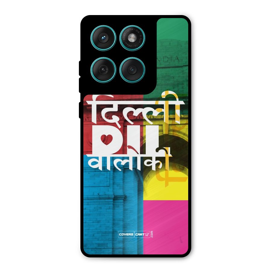 Delhi Citystyle Metal Back Case for Motorola Edge 60