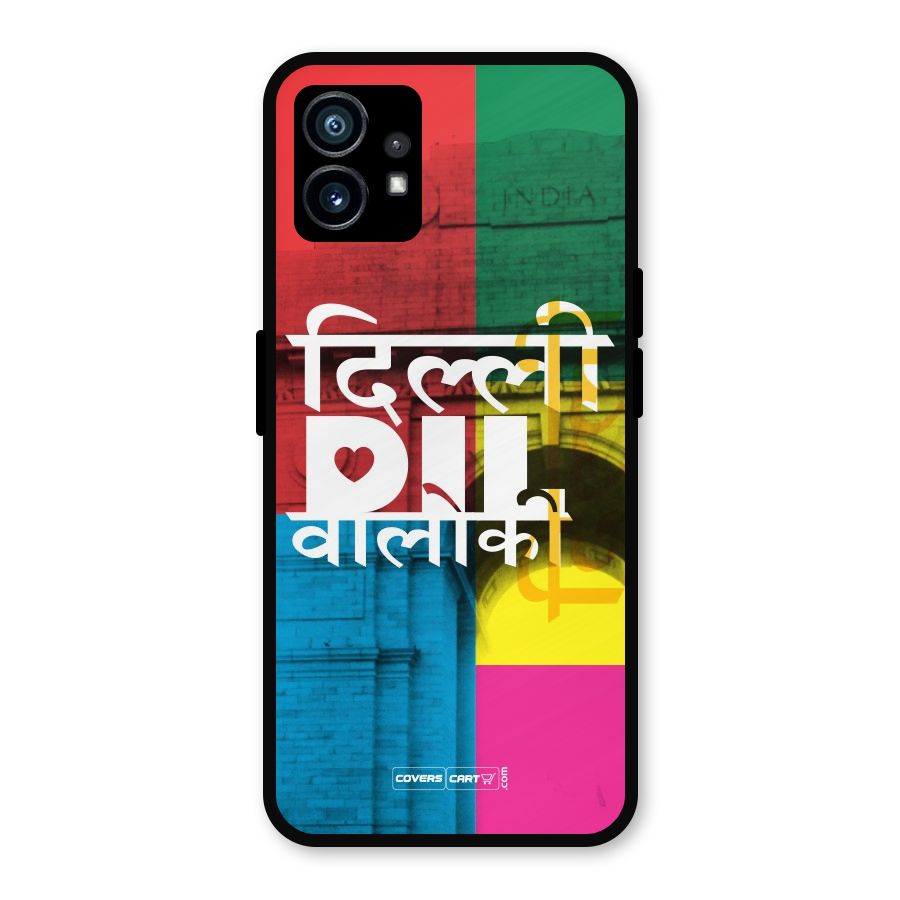 Delhi Citystyle Metal Back Case for Nothing Phone 1