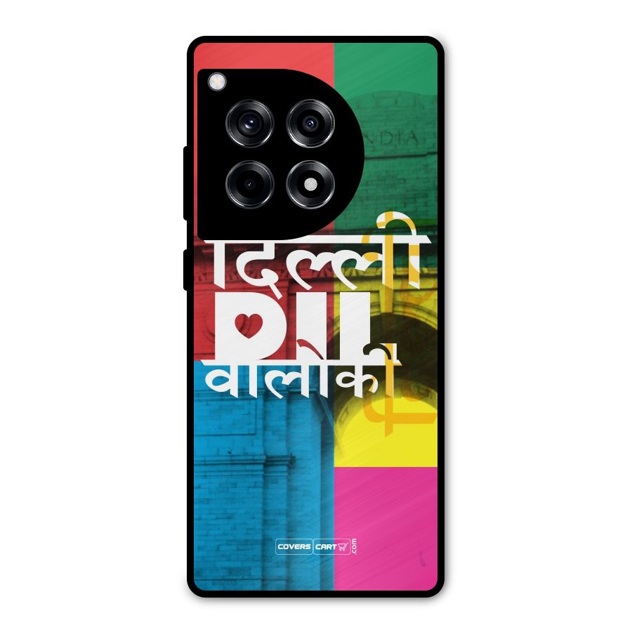 Delhi Citystyle Metal Back Case for OnePlus 12R