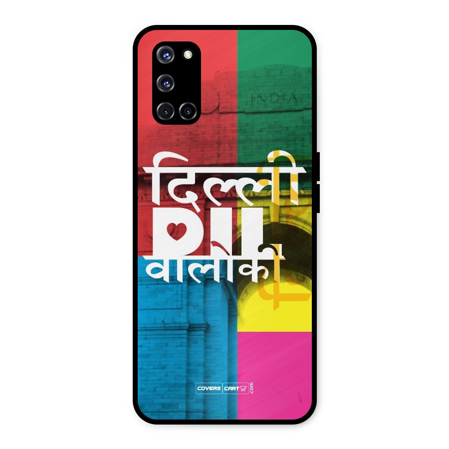Delhi Citystyle Metal Back Case for Oppo A52