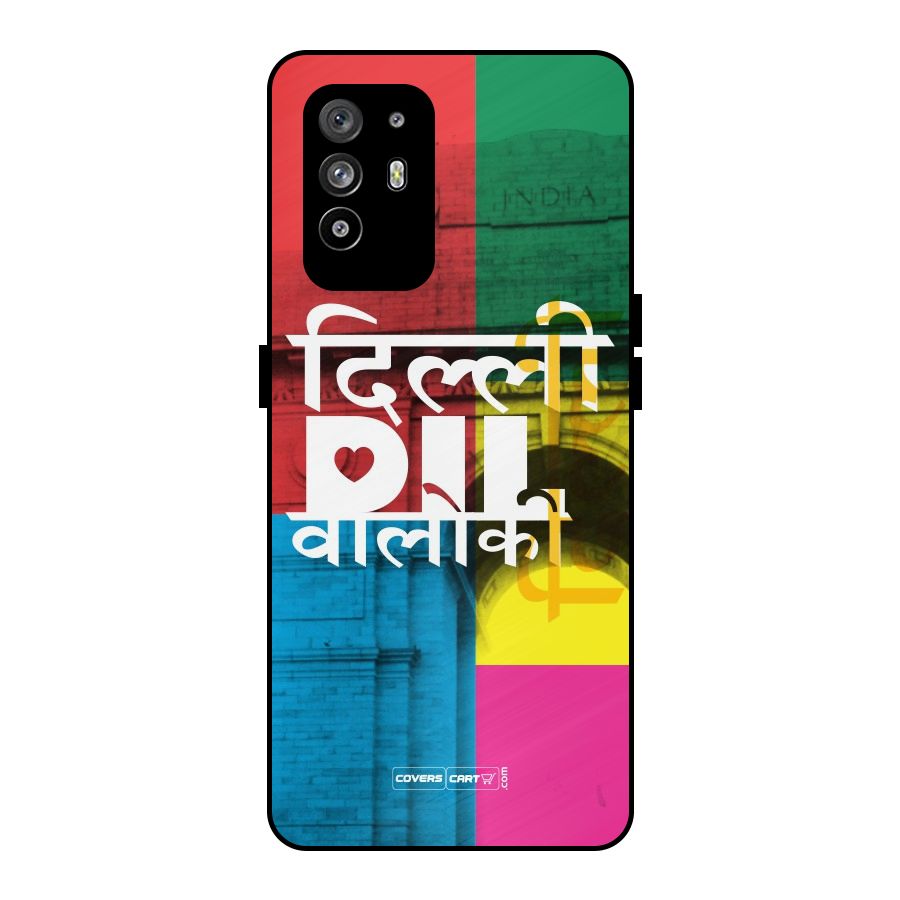 Delhi Citystyle Metal Back Case for Oppo F19 Pro Plus 5G
