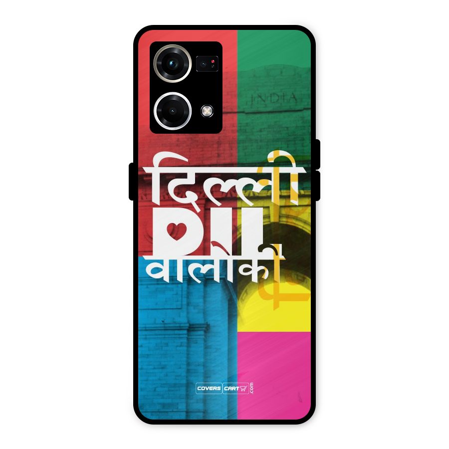 Delhi Citystyle Metal Back Case for Oppo F21s Pro 4G