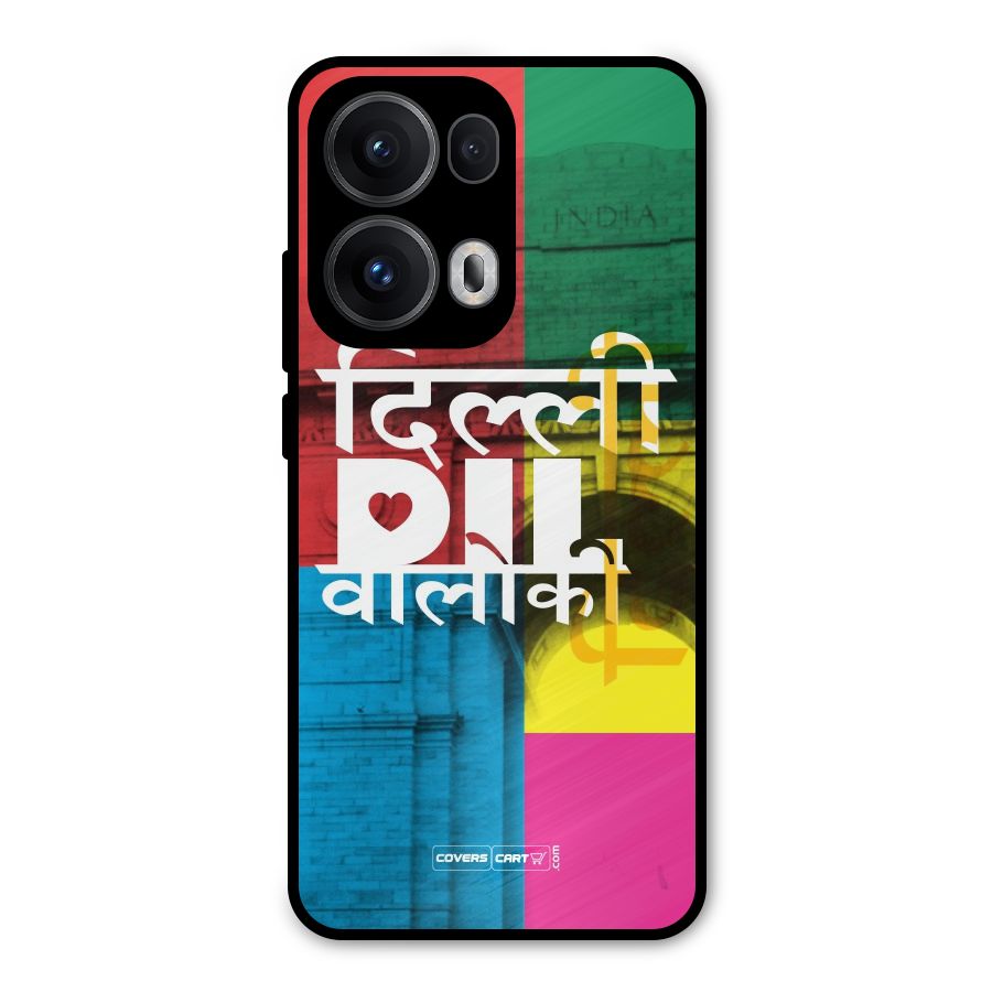 Delhi Citystyle Metal Back Case for Oppo Reno13 Pro