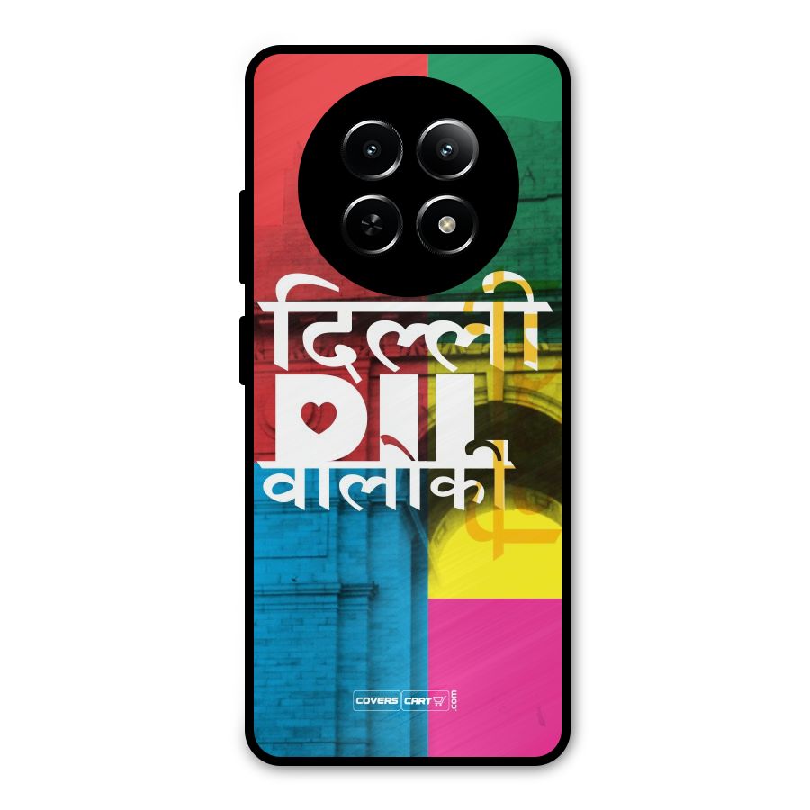 Delhi Citystyle Metal Back Case for Realme 12x 5G