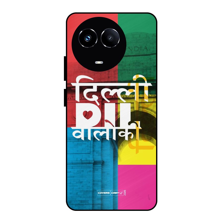Delhi Citystyle Metal Back Case for Realme Narzo 60X
