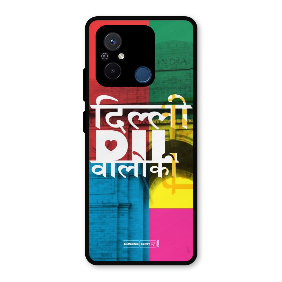 Delhi Citystyle Metal Back Case for Redmi 12C