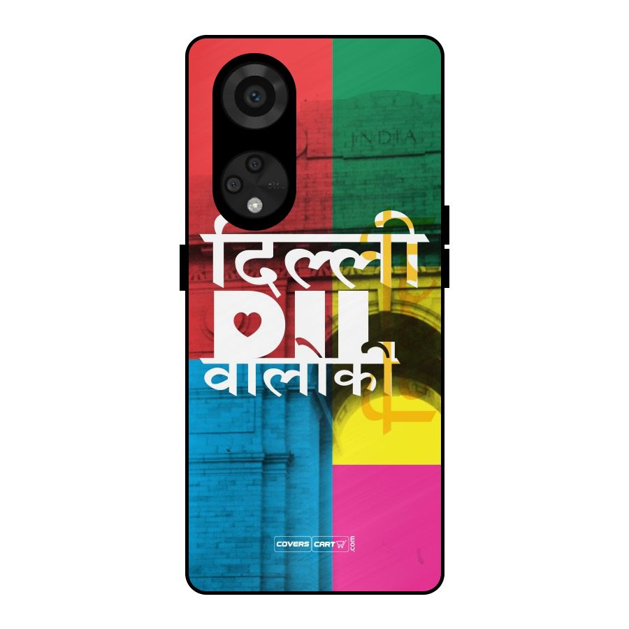 Delhi Citystyle Metal Back Case for Reno8 T 5G