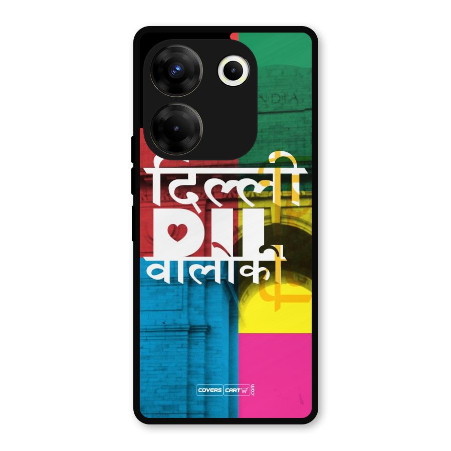 Delhi Citystyle Metal Back Case for Tecno Camon 20 Pro