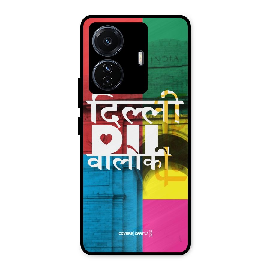 Delhi Citystyle Metal Back Case for Vivo T1 Pro