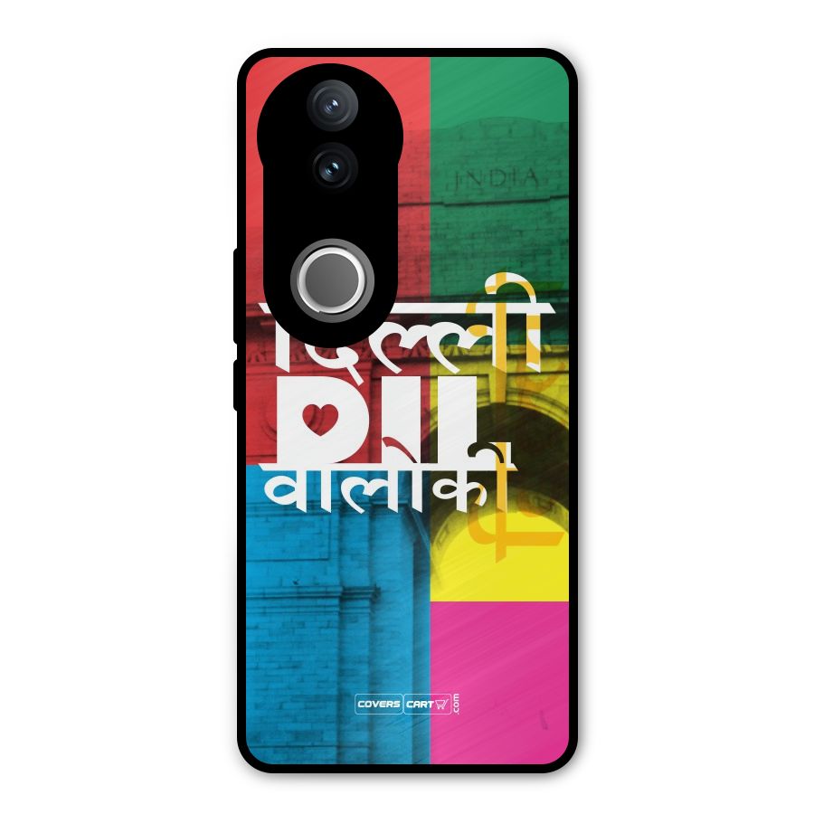 Delhi Citystyle Metal Back Case for Vivo V50e