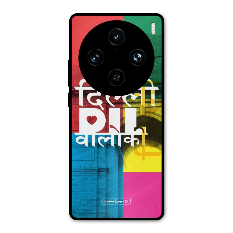 Delhi Citystyle Metal Back Case for Vivo X100 Pro