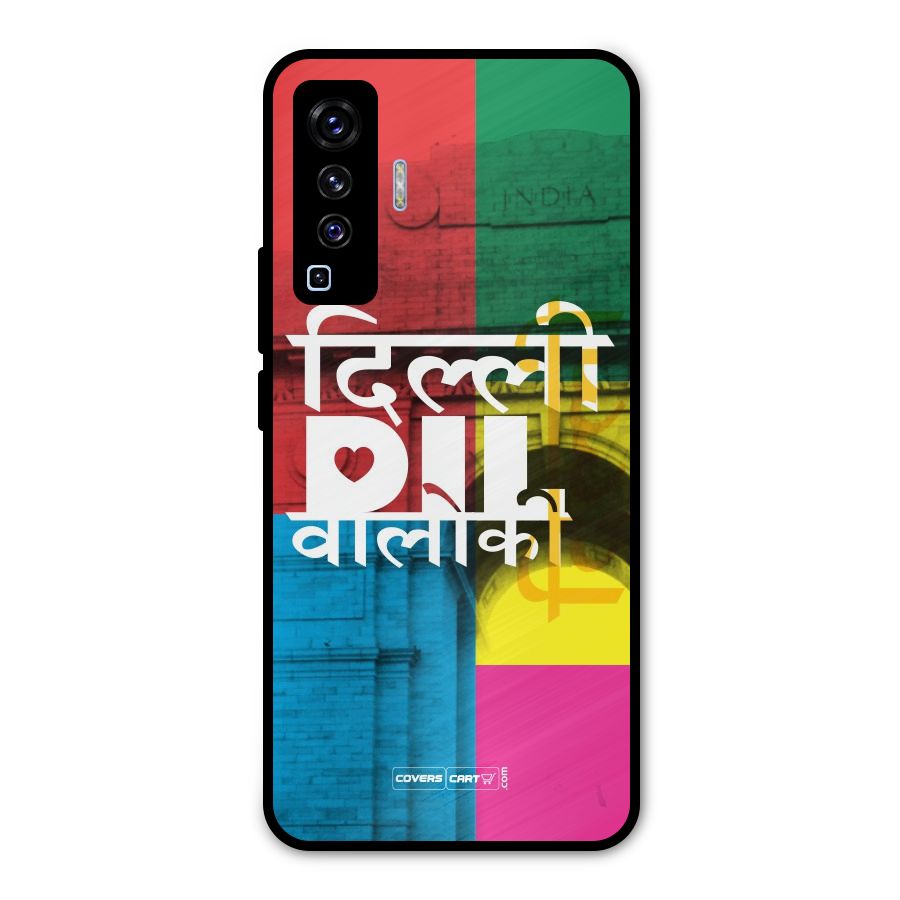 Delhi Citystyle Metal Back Case for Vivo X50