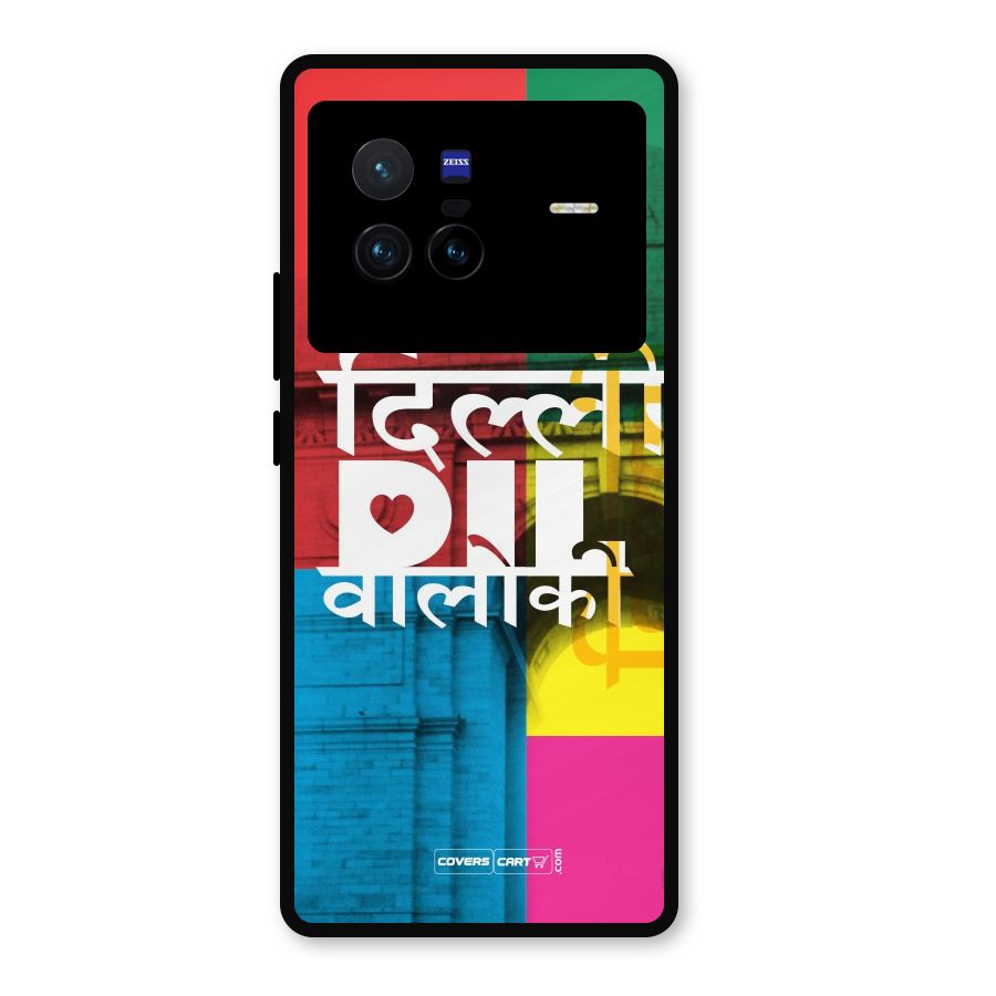 Delhi Citystyle Metal Back Case for Vivo X80