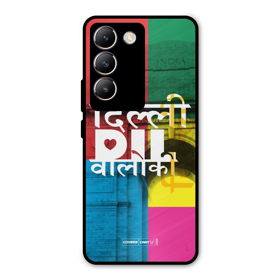 Delhi Citystyle Metal Back Case for Vivo Y200e
