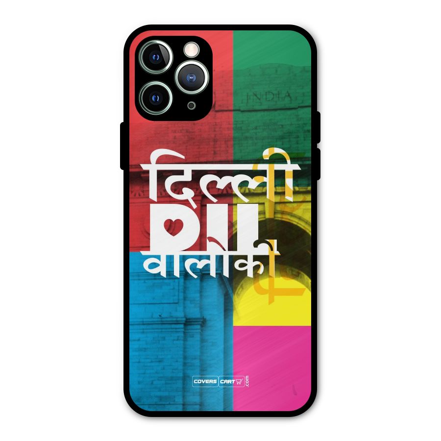 Delhi Citystyle Metal Back Case for iPhone 11 Pro Max