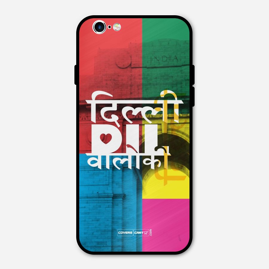 Delhi Citystyle Metal Back Case for iPhone 6 6s
