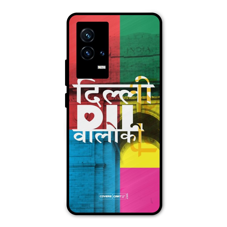 Delhi Citystyle Metal Back Case for iQOO 9 5G