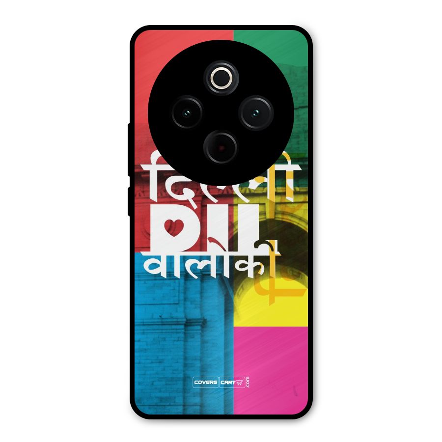 Delhi Citystyle Metal Back Case for iQOO Z10
