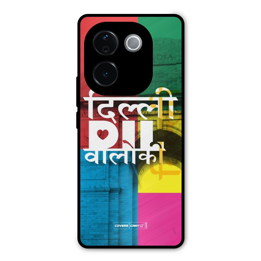 Delhi Citystyle Metal Back Case for iQOO Z9s Pro