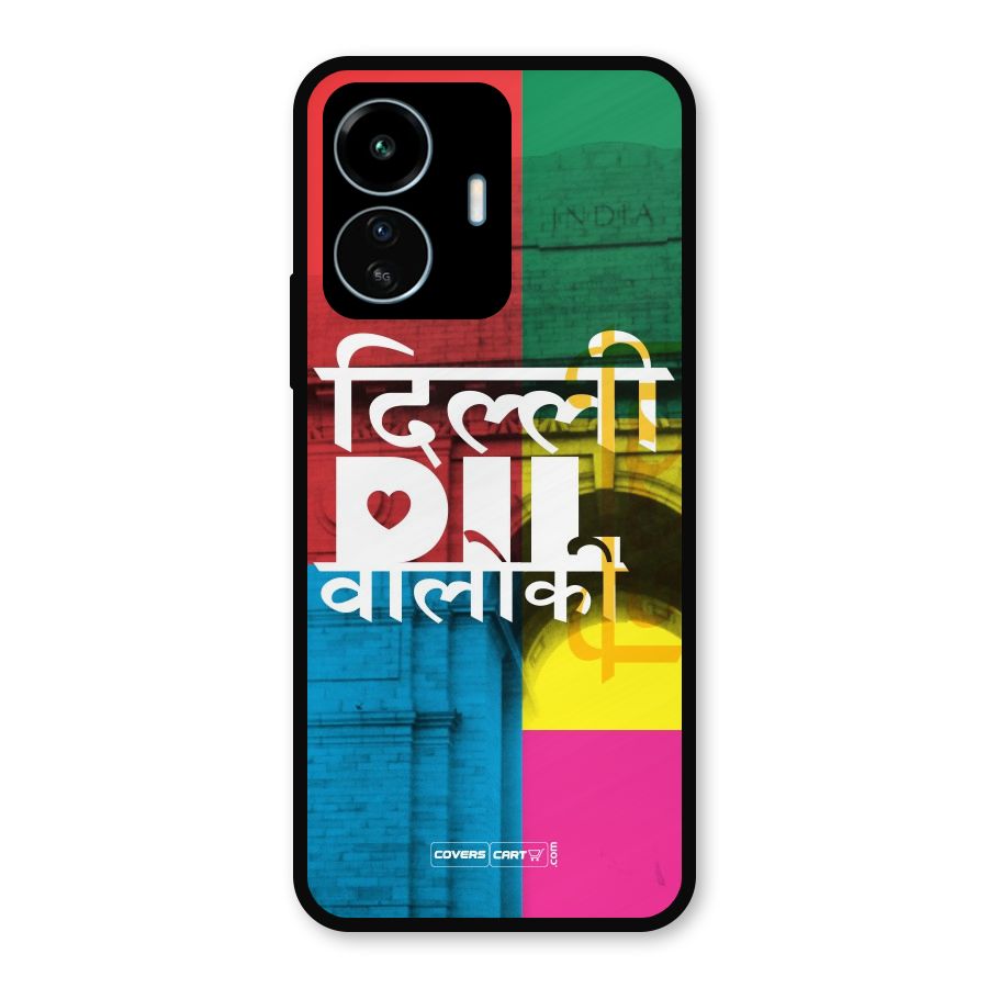 Delhi Citystyle Metal Back Case for vivo iQOO Z6 Lite 5G