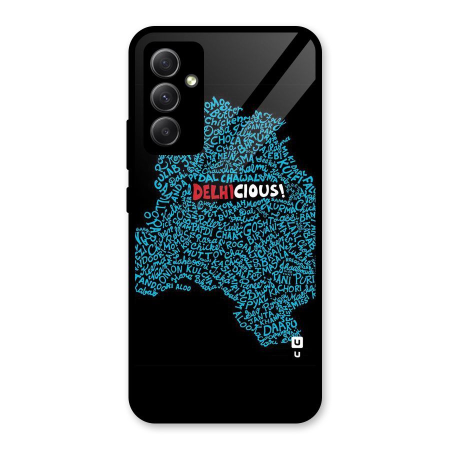 Delhicious Glass Back Case for Galaxy A34