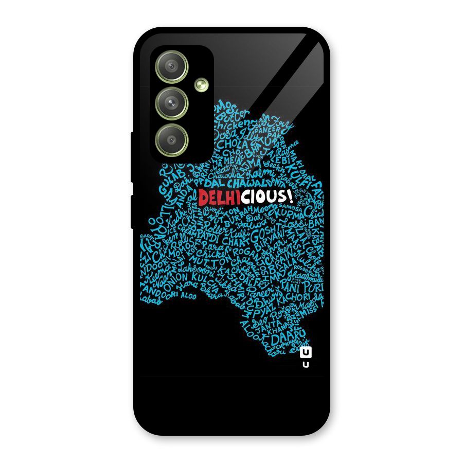 Delhicious Glass Back Case for Galaxy A54