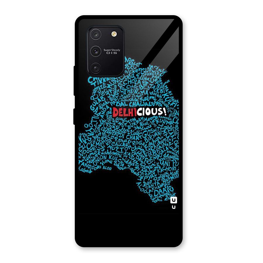 Delhicious Glass Back Case for Galaxy S10 Lite