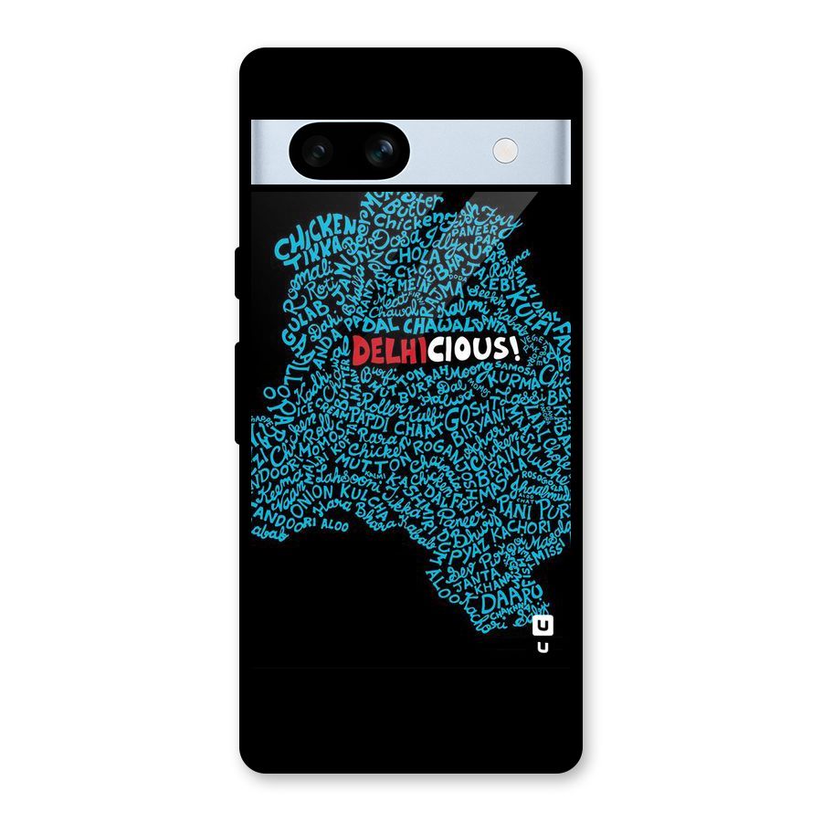 Delhicious Glass Back Case for Google Pixel 7a