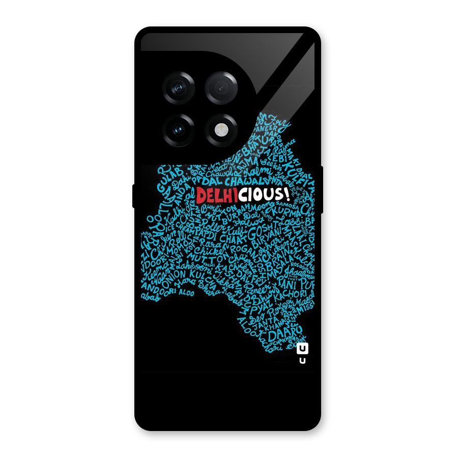 Delhicious Glass Back Case for OnePlus 11R