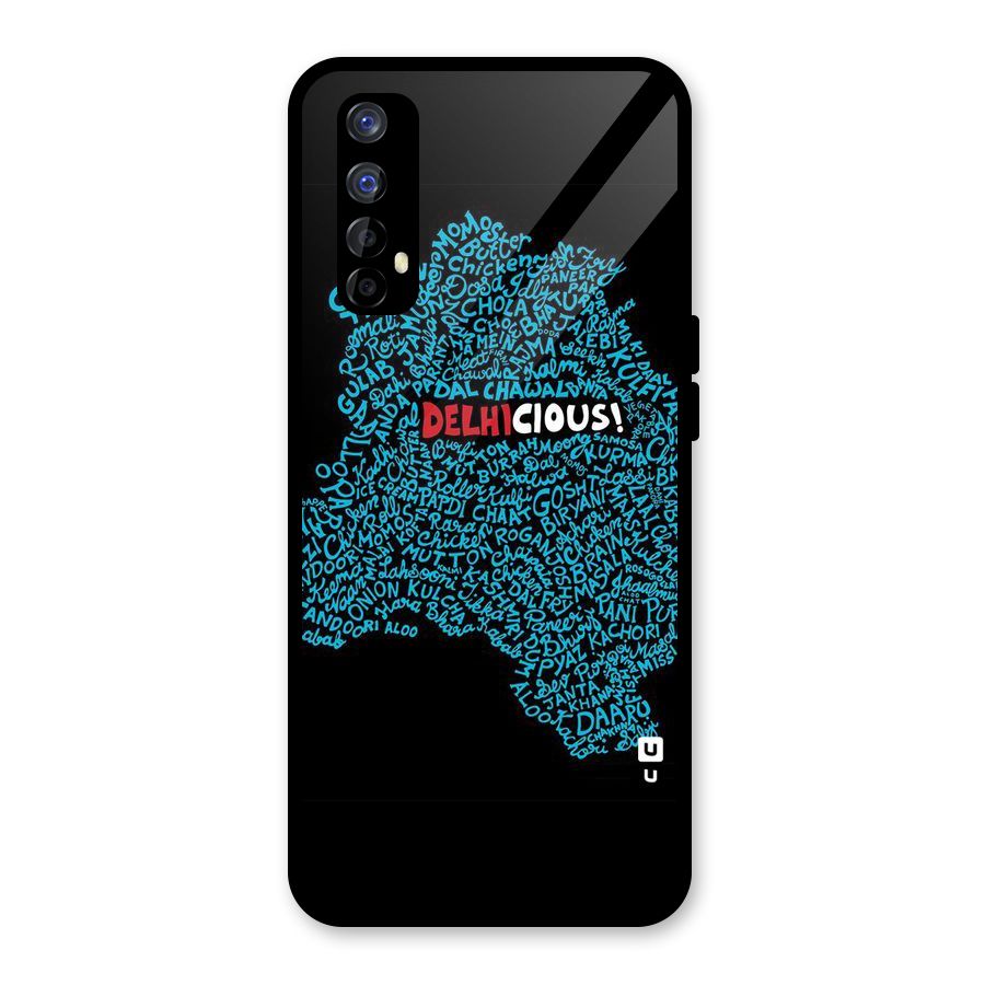 Delhicious Glass Back Case for Realme 7