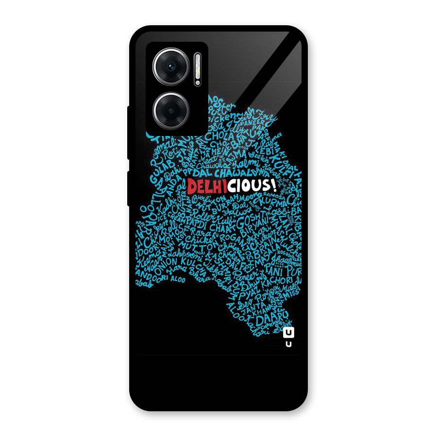 Delhicious Glass Back Case for Redmi 11 Prime 5G