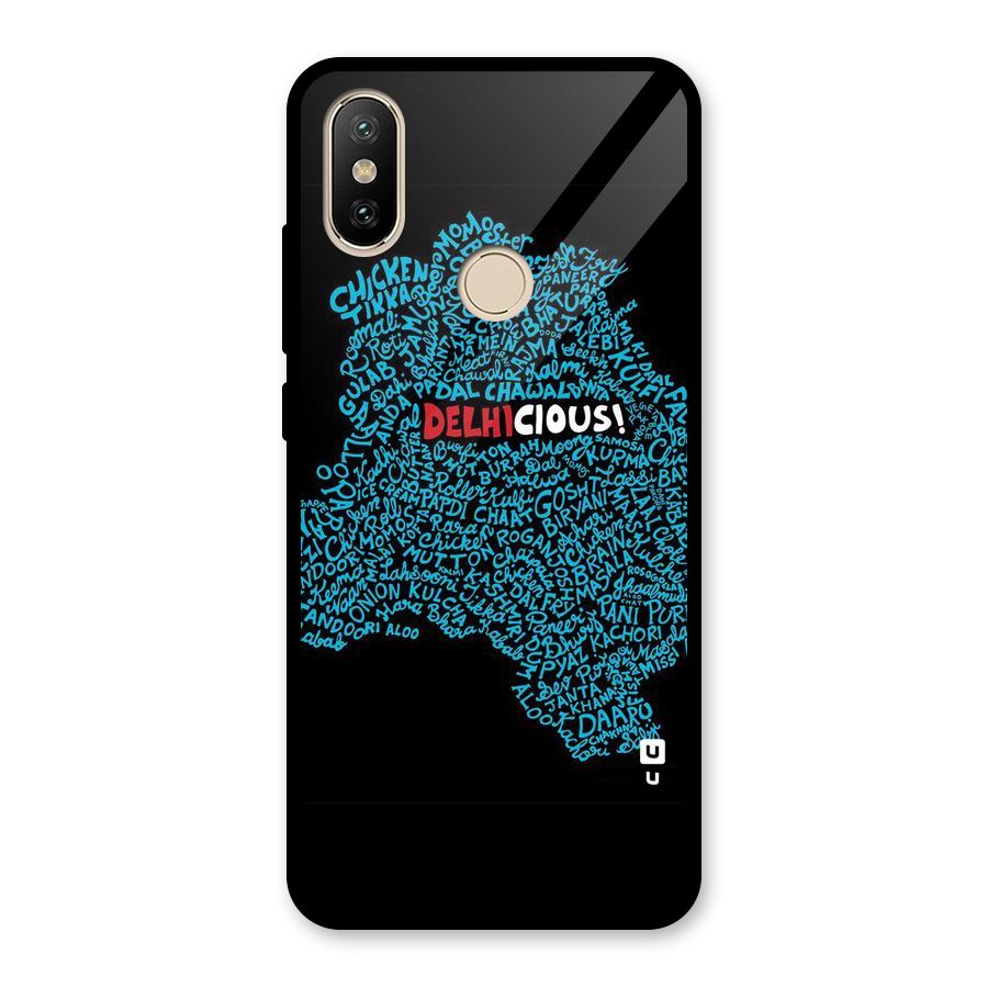 Delhicious Glass Back Case for Redmi A2