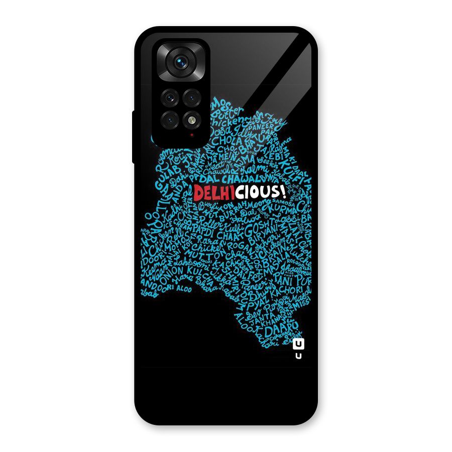 Delhicious Glass Back Case for Redmi Note 11S