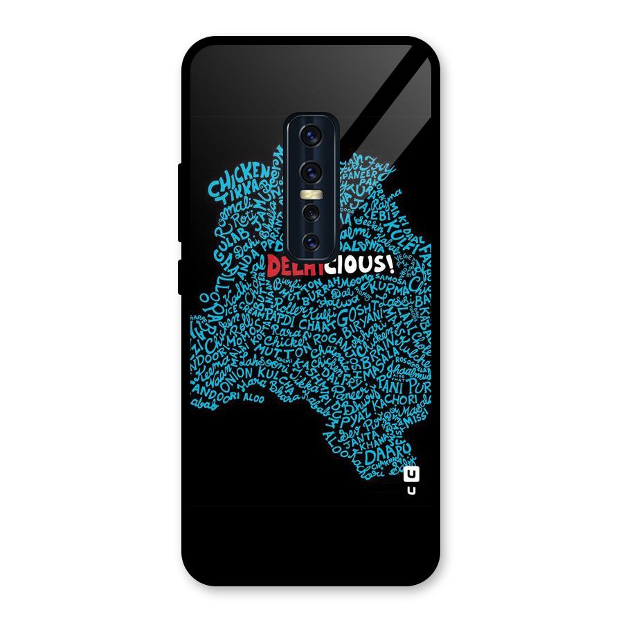 Delhicious Glass Back Case for Vivo V17 Pro