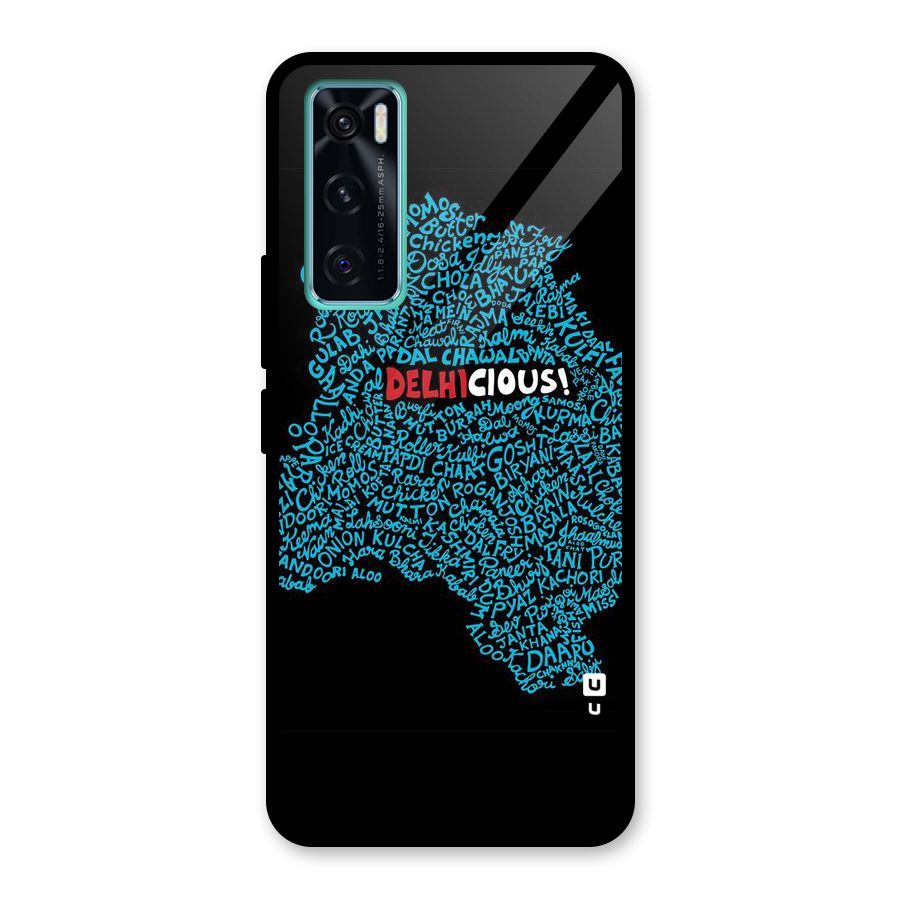 Delhicious Glass Back Case for Vivo V20 SE