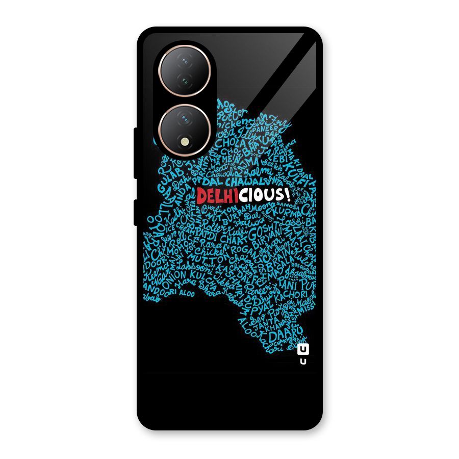 Delhicious Glass Back Case for Vivo Y100A