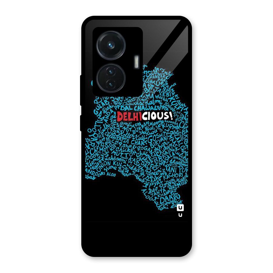 Delhicious Glass Back Case for iQOO Z6 44W