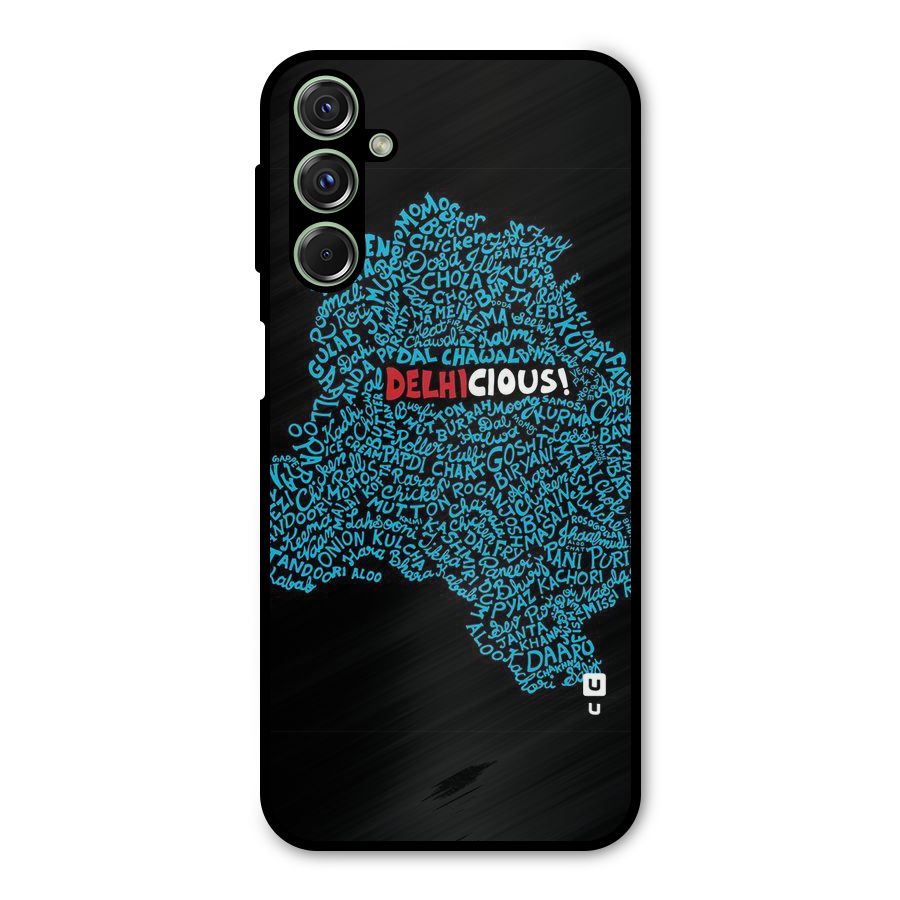 Delhicious Metal Back Case for Galaxy F34