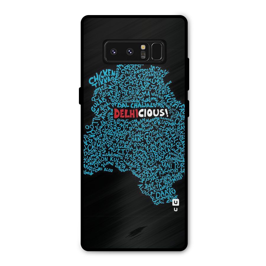 Delhicious Metal Back Case for Galaxy Note 8