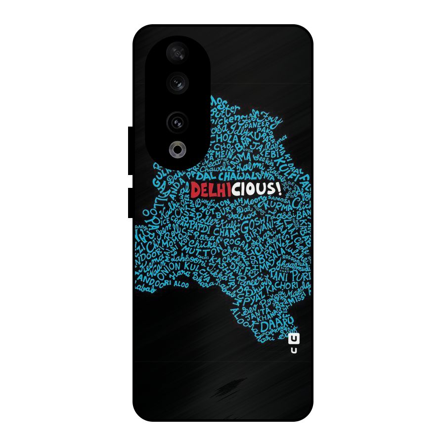 Delhicious Metal Back Case for Honor 90