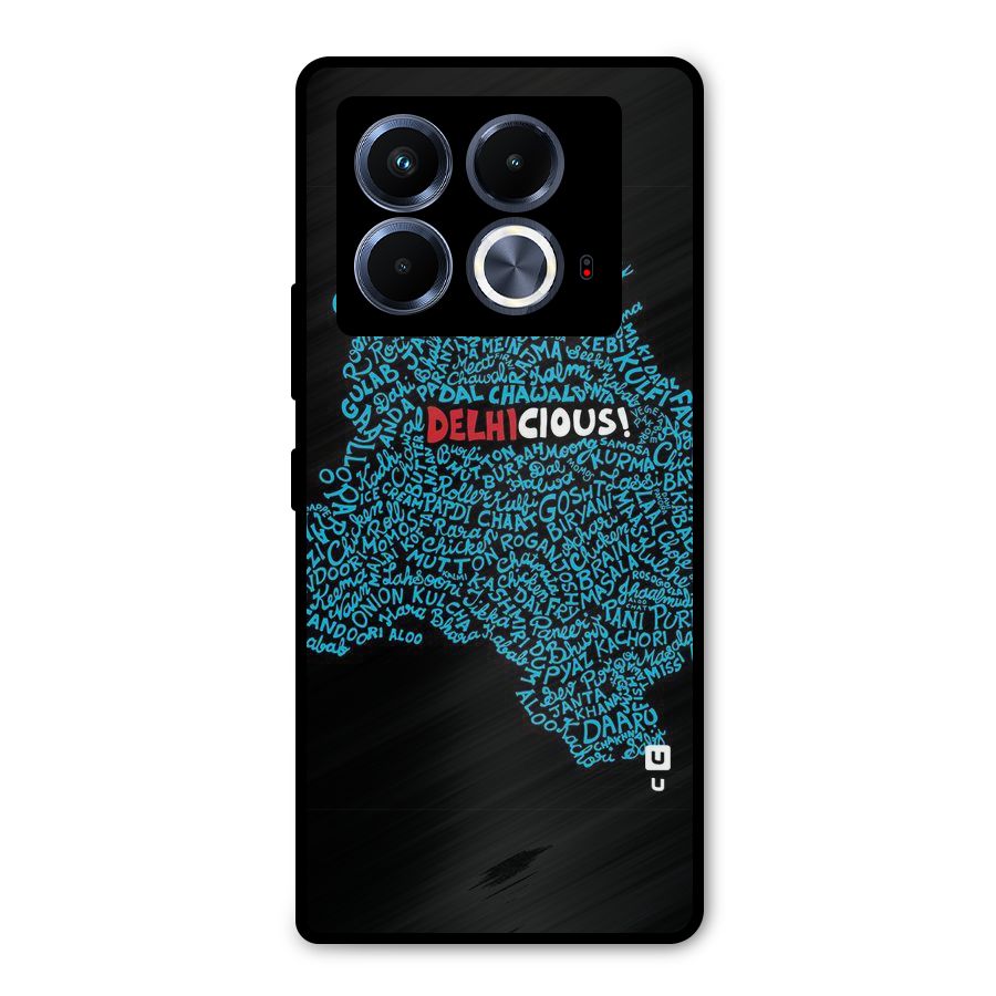 Delhicious Metal Back Case for Infinix Note 40 5G
