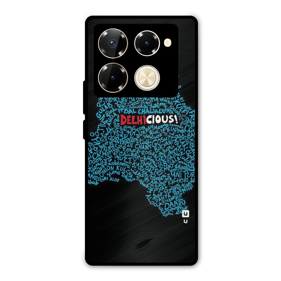 Delhicious Metal Back Case for Infinix Note 40 Pro Plus