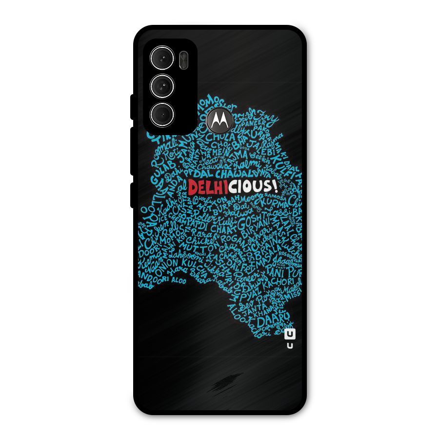 Delhicious Metal Back Case for Moto G60