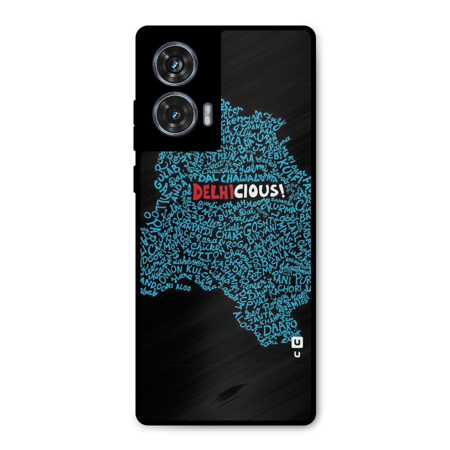 Delhicious Metal Back Case for Motorola Edge 50 Fusion
