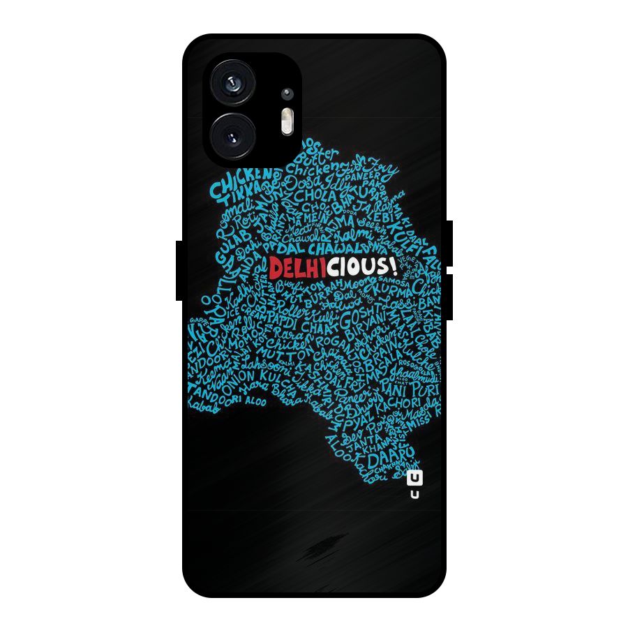 Delhicious Metal Back Case for Nothing Phone 2