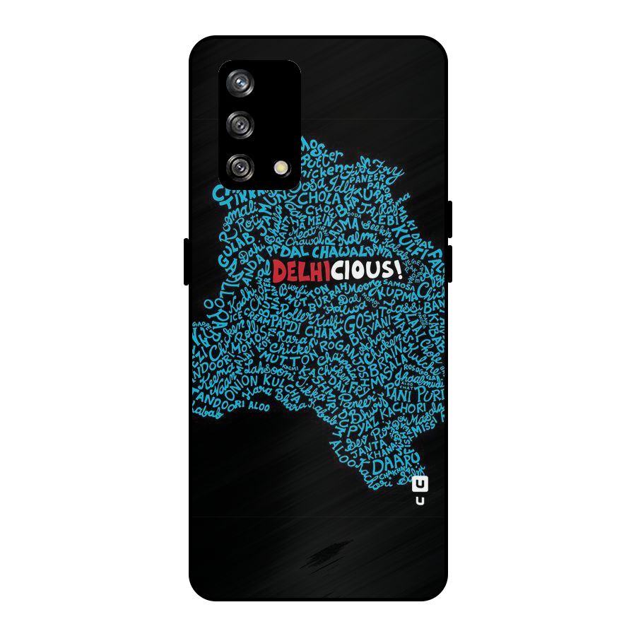 Delhicious Metal Back Case for Oppo F19