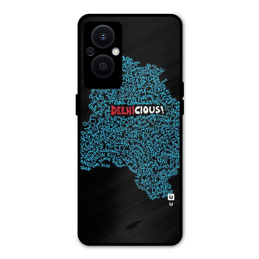 Delhicious Metal Back Case for Oppo F21s Pro 5G