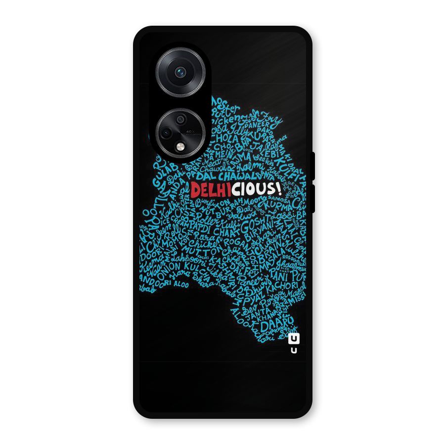 Delhicious Metal Back Case for Oppo F23