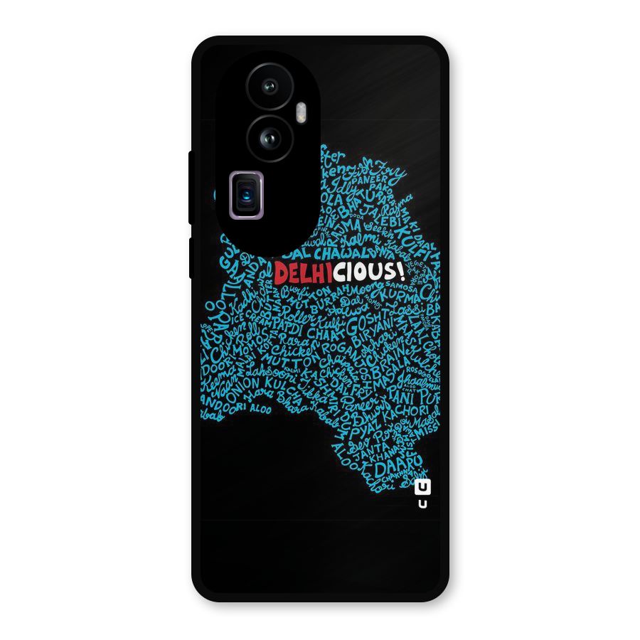 Delhicious Metal Back Case for Oppo Reno10 Pro Plus