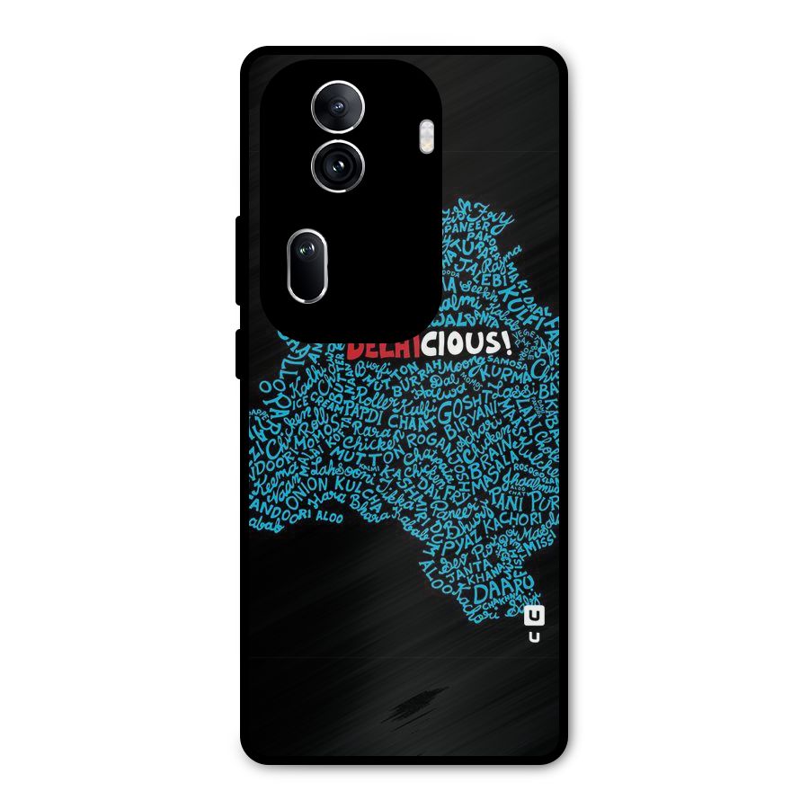 Delhicious Metal Back Case for Oppo Reno11 Pro 5G